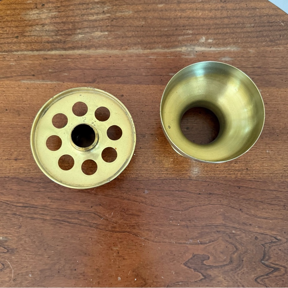 Vintage Brass Candlestick Holder - Picture 5 of 8